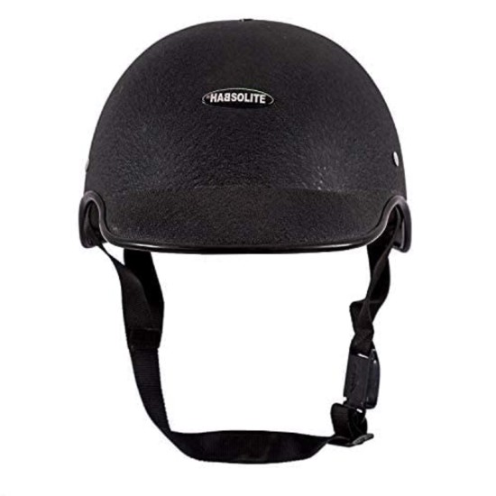 Habsolite HB-MWB1 Mini Wrinkle All Purpose Safety Helmet with Quick Release Strap for Men & Women (Black, one size)