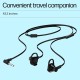 HP 150 Black Wired Headphones On Ear Headset with in-Line Microphone/Taggle-Free with Long & Flat Cord/1 Year RTB Warranty, X7B04AA (Black)