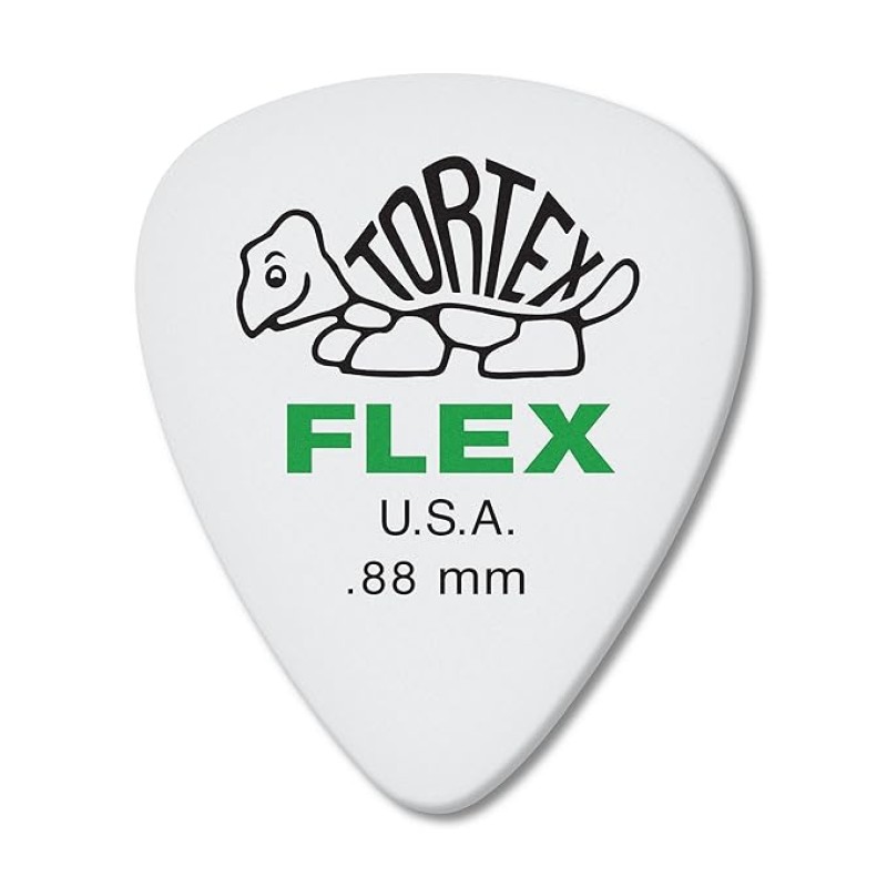Dunlop Guitar Pick Tortex Flex Standard .88mm (12 PK) 428P088 Dunlop Guitar Pick Tortex Flex Standard .88mm (12 PK) 428P088