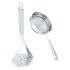 Petals Stainless Steel Tea Strainer and Masher Set, 2-Pieces, Silver