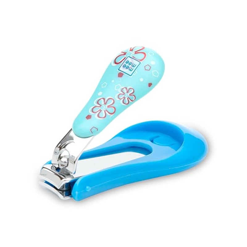 Mee Mee Protective Baby Nail Clipper Cutter with Skin Guard (Blue)(Pack of 1) Mee Mee Protective Baby Nail Clipper Cutter with Skin Guard (Blue)(Pack of 1)
