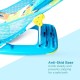 Mee Mee Newborn Baby Bather | Bath Chair for Newborns and Infants 0-12 Months | Foldable | 3 Position Adjustable chair | Anti Skid Base | Washable Soft Mesh Seat | for Babies Upto 5Kg (Blue)