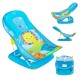 Mee Mee Newborn Baby Bather | Bath Chair for Newborns and Infants 0-12 Months | Foldable | 3 Position Adjustable chair | Anti Skid Base | Washable Soft Mesh Seat | for Babies Upto 5Kg (Blue)