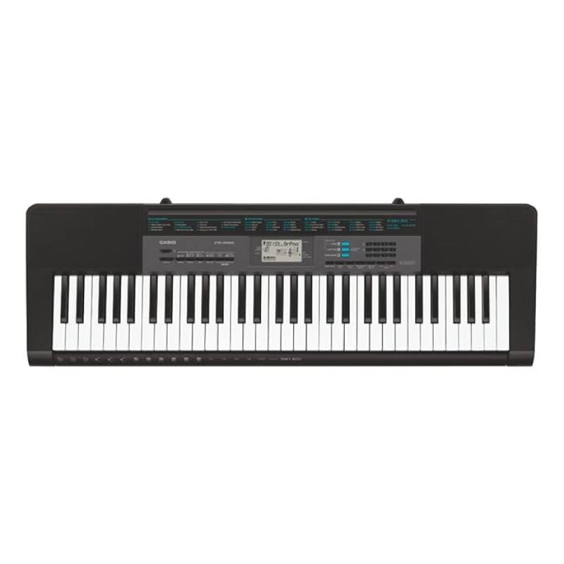 Casio CTK-2550 61-Key Portable Keyboard with Piano tones, Black Casio CTK-2550 61-Key Portable Keyboard with Piano tones, Black
