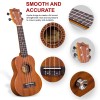 Juarez JRZ21UK 21" Soprano Ukulele Kit, AQUILA Strings, Sapele Body, Rosewood Fingerboard, Matte Finish, with Bag and Picks, Natural Juarez JRZ21UK 21" Soprano Ukulele Kit, AQUILA Strings, Sapele Body, Rosewood Fingerboard, Matte Finish, with Bag and Picks, Natural