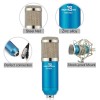 Powerpak Bm 800 Blue Professional Condenser Microphone With Metal Shock Mount (Requires Phantom Power Or Sound Card) - Usb Powerpak Bm 800 Blue Professional Condenser Microphone With Metal Shock Mount (Requires Phantom Power Or Sound Card) - Usb