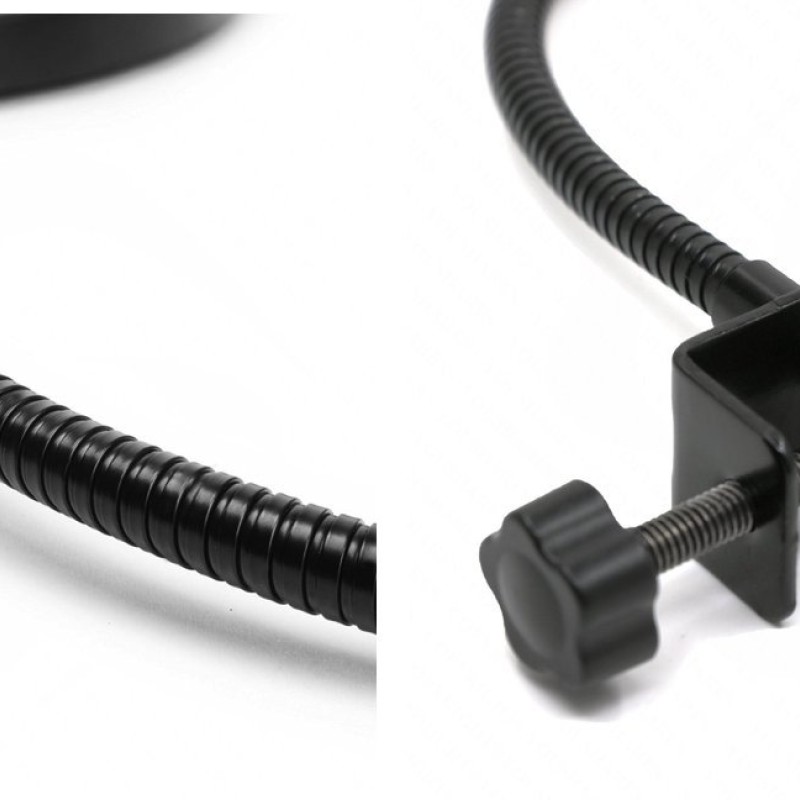 Ju�rez PF-100 6-inch Studio Microphone Pop Filter Shield Mask, Double Mesh Wind Screen with 360� Flexible Gooseneck and Quick Mount or Release Clamp for Recording, Singing and Broadcast Studio