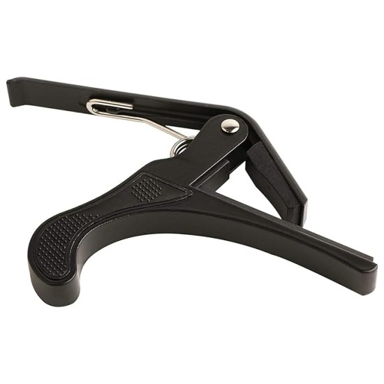 Juârez JRZ250 One Handed Trigger Guitar Metal Capo Quick Change for Ukulele, Electric and Acoustic Guitars, Grey