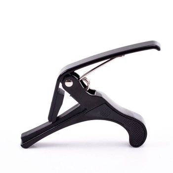 Ju�rez JRZ250 One Handed Trigger Guitar Metal Capo Quick Change for Ukulele, Electric and Acoustic Guitars, Black