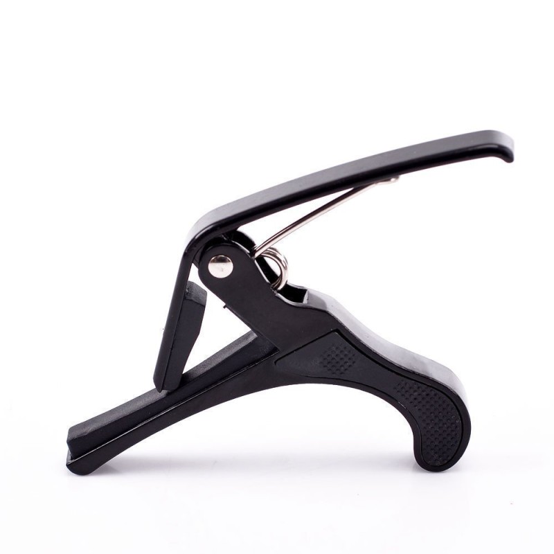 Ju�rez JRZ250 One Handed Trigger Guitar Metal Capo Quick Change for Ukulele, Electric and Acoustic Guitars, Black