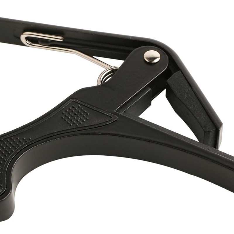 Ju�rez JRZ250 One Handed Trigger Guitar Metal Capo Quick Change for Ukulele, Electric and Acoustic Guitars, Black