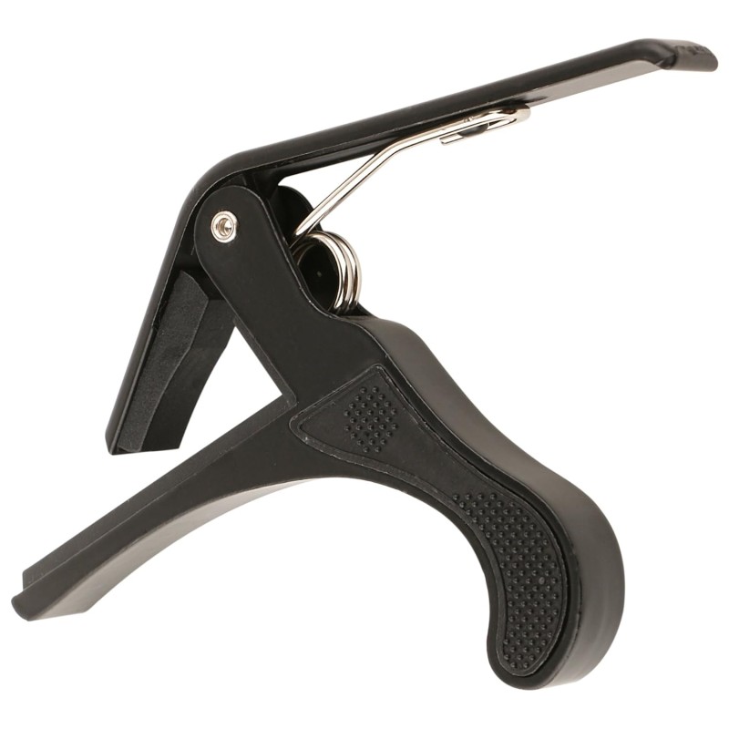 Ju�rez JRZ250 One Handed Trigger Guitar Metal Capo Quick Change for Ukulele, Electric and Acoustic Guitars, Black