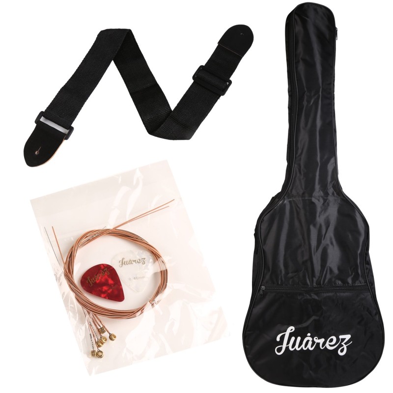 JU�REZ JRZ38C/VTS ACOUSTIC 38" GUITAR WITH ACC (BLUE)