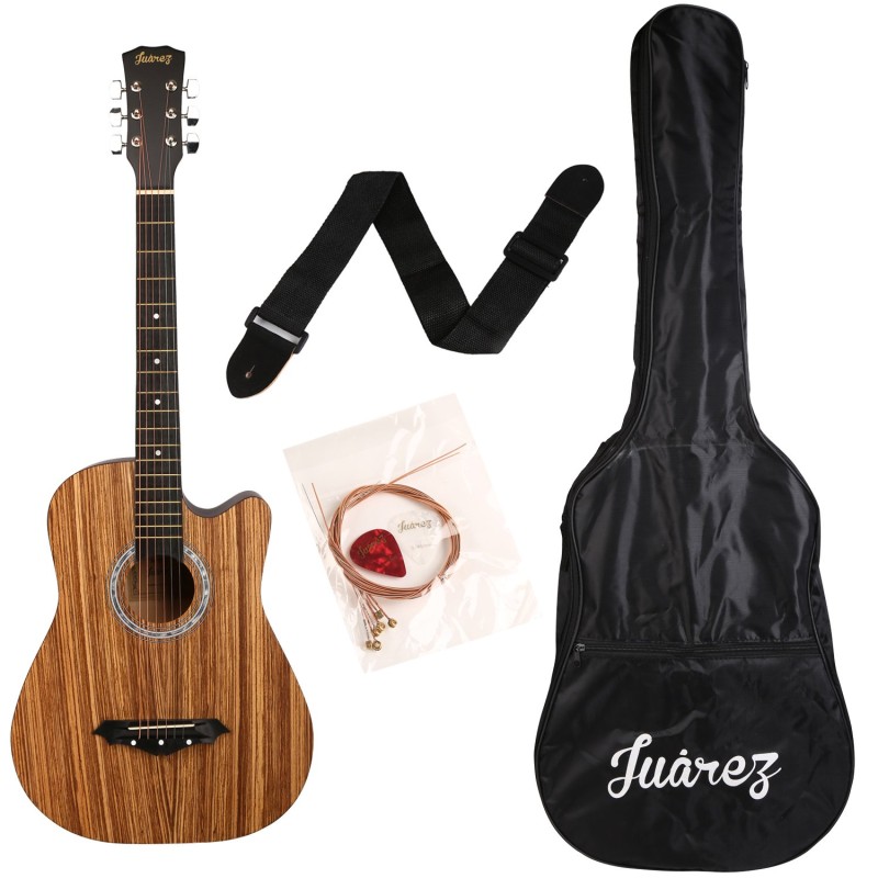 JU�REZ JRZ38C/VTS ACOUSTIC 38" GUITAR WITH ACC (BLUE)