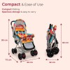 LuvLap Sunshine Baby Stroller/Pram for 0 to 3 Years, New Born/Toddler/Kid, 5 Point Safety Harness, Adjustable backrest, 360� Swivel Wheel, Large Storage Basket, Reversible Handlebar (Stripes) LuvLap Sunshine Baby Stroller/Pram for 0 to 3 Years, New Born/Toddler/Kid, 5 Point Safety Harness, Adjustable backrest, 360� Swivel Wheel, Large Storage Basket, Reversible Handlebar (Stripes)