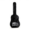 Intern INT-38C-SB Right hand Acoustic Guitar Kit, With Bag, Strings, Pick, Strap and String Winder (38C, BLACK)