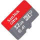 SanDisk 32GB Ultra microSDHC UHS-I Memory Card with Adapter - 98MB/s, C10, U1, Full HD, A1, Micro SD Card - SDSQUAR-032G-GN6MA