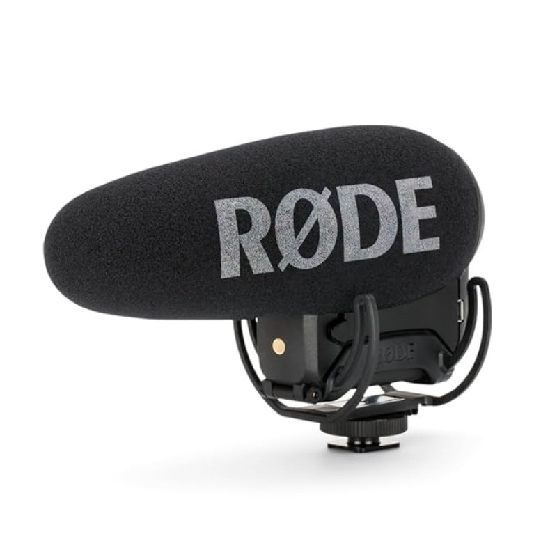 Rode USB Videomic Pro+ Compact Directional On-Camera Shotgun Condenser Microphone (Black) Rode USB Videomic Pro+ Compact Directional On-Camera Shotgun Condenser Microphone (Black)