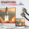 (Refurbished) Honeywell HDMI Cable v2.0 with Ethernet, 3D/4K@60Hz Ultra HD Resolution, 2 Mtr, 18 GBPS Transmission Speed, High-Speed, Compatible with all HDMI Devices Laptop Desktop TV Set-top Box Gaming Console