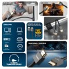 (Refurbished) Honeywell HDMI Cable v2.0 with Ethernet, 3D/4K@60Hz Ultra HD Resolution, 2 Mtr, 18 GBPS Transmission Speed, High-Speed, Compatible with all HDMI Devices Laptop Desktop TV Set-top Box Gaming Console