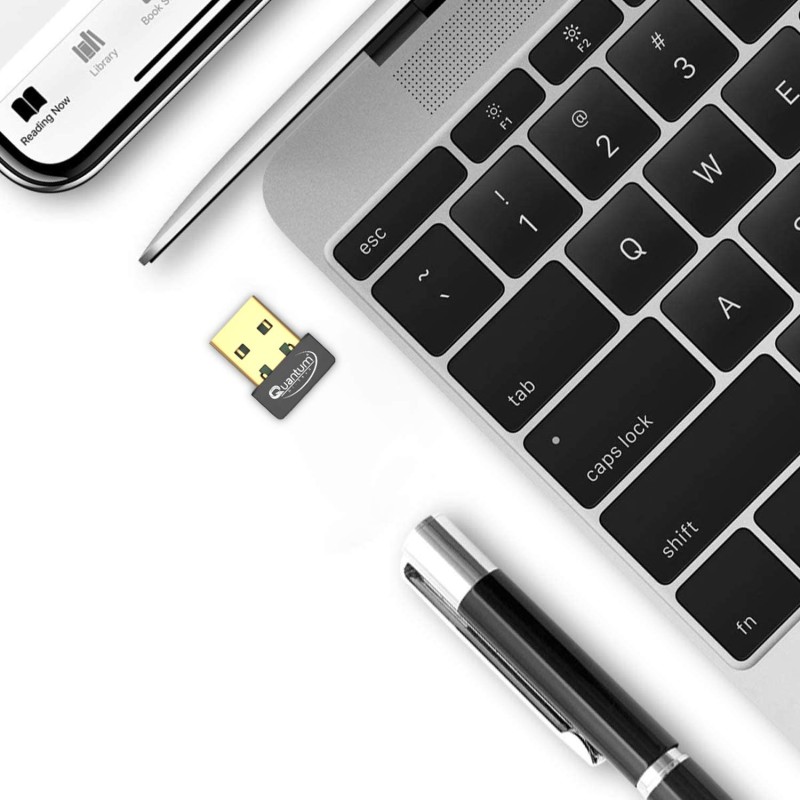Quantum USB WiFi Adapter for PC, N150 Wireless Network Adapter for Desktop - Nano Size WiFi Dongle Compatible with Windows 10/7/8/8.1/XP/ Mac OS QHM-600 (Gold) Quantum USB WiFi Adapter for PC, N150 Wireless Network Adapter for Desktop - Nano Size WiFi Dongle Compatible with Windows 10/7/8/8.1/XP/ Mac OS QHM-600 (Gold)