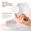 Mee Mee Disposable Nursing Breast Pads 48 Pcs | Ultra Thin Honeycomb Nursing Breast Pads with Leak Guard | Super Absorbent, Soft Cotton Maternity Pads | Compact & Discreet