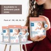 Mee Mee Disposable Nursing Breast Pads 48 Pcs | Ultra Thin Honeycomb Nursing Breast Pads with Leak Guard | Super Absorbent, Soft Cotton Maternity Pads | Compact & Discreet