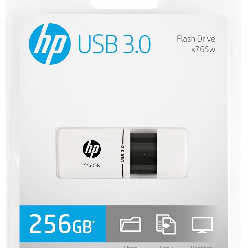 HP X765W 256GB USB 3.0 Flash Drive (White) HP X765W 256GB USB 3.0 Flash Drive (White)