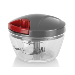 Pigeon Plastic Mini Handy and Compact Chopper with 3 Blades (12683, 400 ml, Grey)