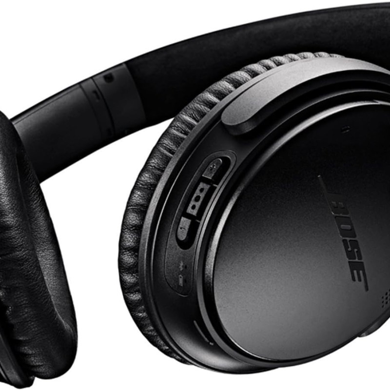 Bose QuietComfort 35 II Wireless Bluetooth Headphones, Noise-Cancelling, with Alexa Voice Control - Black