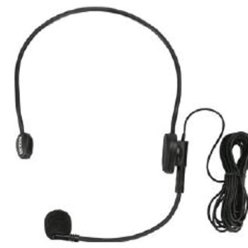Ahuja Head band Microphone can be connected to the amplifier directly HBM-60CC with free Maxcord brand pin for connecting to laptop/PC