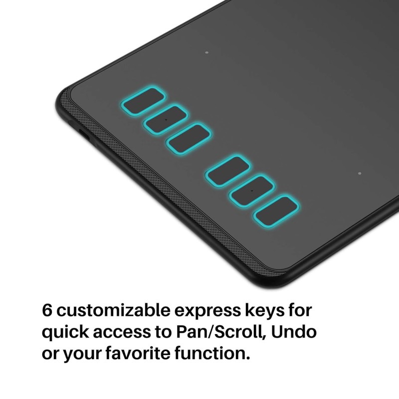 Huion Inspiroy H640P Graphics Drawing Tablet with Battery-Free Stylus and 8192 Pressure Sensitivity (Android 6.0 & Above Supported with 6.3.*3.9 Active Area) Black Huion Inspiroy H640P Graphics Drawing Tablet with Battery-Free Stylus and 8192 Pressure Sensitivity (Android 6.0 & Above Supported with 6.3.*3.9 Active Area) Black