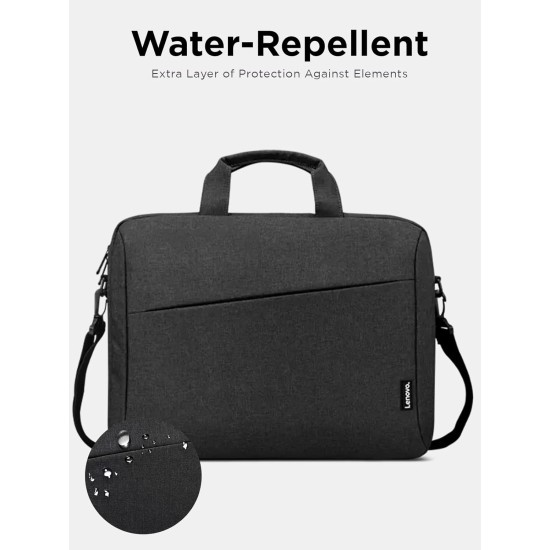 Lenovo Casual Laptop Briefcase T210 (Toploader) 39.62 cm (15.6-inch) Water Repellent Black