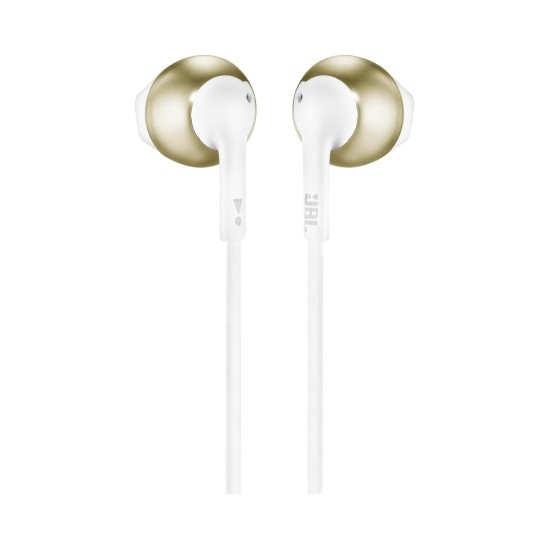 JBL T205 by Harman Pure Bass Metal Earbud Headphones with Mic