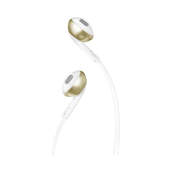 JBL T205 by Harman Pure Bass Metal Earbud Headphones with Mic