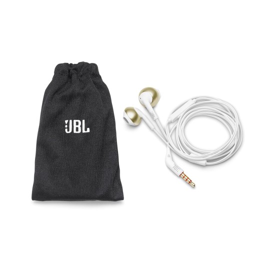 JBL T205 by Harman Pure Bass Metal Earbud Headphones with Mic