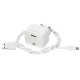 Stuffcool Charge it Kit 1A USB Wall Charger/Travel Charger with Wall Adapter and 1M Micro USB Cable for Android Smartphones - White