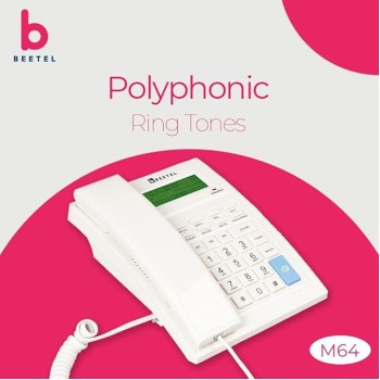 Beetel M64 Landline Phone with 16 Digit and LCD Display, 2-Way Adjustable Speaker Phone, 99 Incoming and 18 Outgoing Call Memory,3 One-Touch Memory,TEC Certified (M64)(Warm Grey) Beetel M64 Landline Phone with 16 Digit and LCD Display, 2-Way Adjustable Speaker Phone, 99 Incoming and 18 Outgoing Call Memory,3 One-Touch Memory,TEC Certified (M64)(Warm Grey)