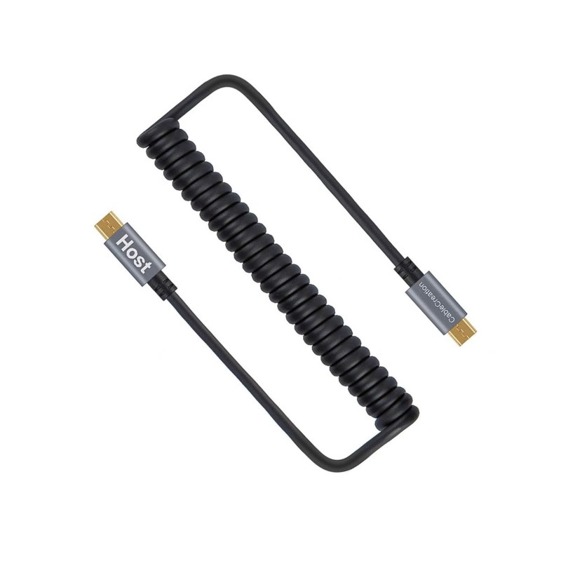 CableCreation Micro USB to Micro USB Cable, (0.56ft to 5ft) Coiled Micro USB OTG Cable with Gold Plated Connector and Aluminium Shell for Android Smart Phones, Tablets, DJI Remote and More, Black CableCreation Micro USB to Micro USB Cable, (0.56ft to 5ft) Coiled Micro USB OTG Cable with Gold Plated Connector and Aluminium Shell for Android Smart Phones, Tablets, DJI Remote and More, Black
