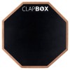 Clapbox Drum Practice Pad - 12 inches, Black (Practice pad only) Clapbox Drum Practice Pad - 12 inches, Black (Practice pad only)