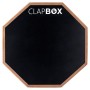 Clapbox Drum Practice Pad - 12 inches, Black (Practice pad only)