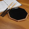 Clapbox Drum Practice Pad - 12 inches, Black (Practice pad only) Clapbox Drum Practice Pad - 12 inches, Black (Practice pad only)