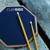 Clapbox Drum Practice Pad - 12 inches, Black (Practice pad only) Clapbox Drum Practice Pad - 12 inches, Black (Practice pad only)