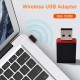 Tenda U3 WiFi Dongle 300Mbps USB Wireless Adapter, 2.4GHz, 2 Internal Antennas, USB 2.0, WPS, Soft AP Mode, Supports Windows 10/8.1/8/7 / XP, Mac OS 10.7~10.12, Linux (Black)