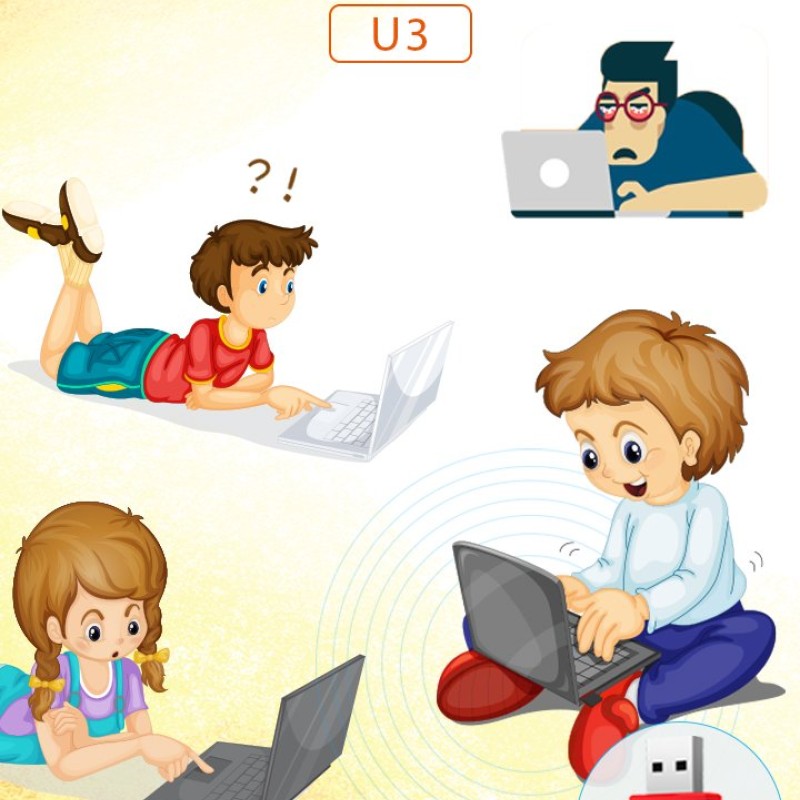 Tenda U3 WiFi Dongle 300Mbps USB Wireless Adapter, 2.4GHz, 2 Internal Antennas, USB 2.0, WPS, Soft AP Mode, Supports Windows 10/8.1/8/7 / XP, Mac OS 10.7~10.12, Linux (Black)