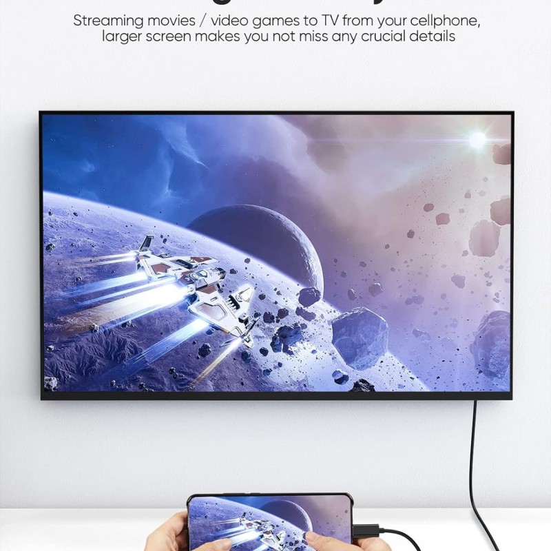 CableCreation Usb Type C To Hdmi 4K 30Hz, Thunderbolt 3/4 Compatible For Galaxy S22/S20, Macbook Pro/Air, Ipad Pro 2021/2020, Surface Book 2 (Black 3Ft) CableCreation Usb Type C To Hdmi 4K 30Hz, Thunderbolt 3/4 Compatible For Galaxy S22/S20, Macbook Pro/Air, Ipad Pro 2021/2020, Surface Book 2 (Black 3Ft)