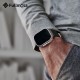 Fullmosa Leather Band Compatible with Apple Watch 49mm 45mm 44mm 42mm 38mm 40mm 41mm Women Men Band Strap for iWatch SE2/SE/Ultra 49mm/8/7/6/5/4/3/2/1,42mm 44mm 45mm 49mm Black