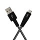 BoAt Rugged V3 Extra Tough Unbreakable Braided Micro Usb Cable 1.5 Meter (Black)