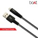 BoAt Rugged V3 Extra Tough Unbreakable Braided Micro Usb Cable 1.5 Meter (Black)