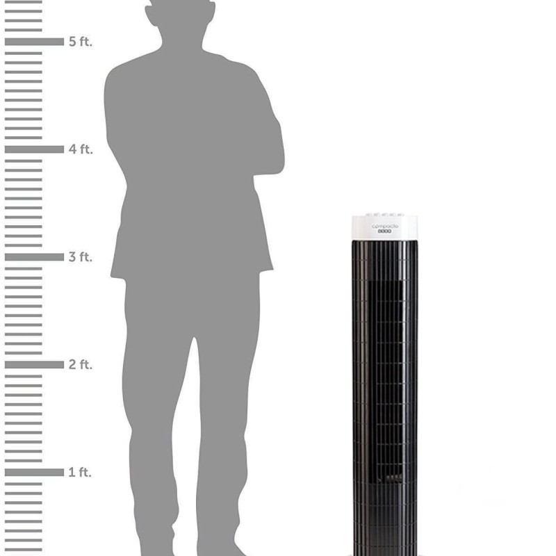 USHA Mist Air Prime 35Watt Tower Fan | 1300RPM | 3 Speed Settings | Thermal Overload Protection 